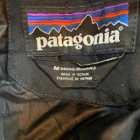 Patagonia Men's Thunder Cloud Down Puffer Parka Black M - Picture 10 of 10